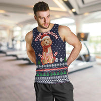 The Season To Be Jolly Goldendoodle Christmas Men Tank Top Xmas Holiday Patterns - Wonder Print Shop