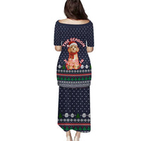 The Season To Be Jolly Goldendoodle Christmas Puletasi Xmas Holiday Patterns - Wonder Print Shop