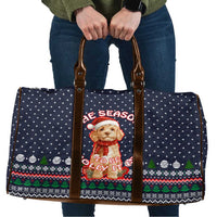 The Season To Be Jolly Goldendoodle Christmas Travel Bag Xmas Holiday Patterns - Wonder Print Shop