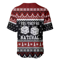 They Are Natural Christmas Baseball Jersey Xmas Holiday Patterns - Wonder Print Shop