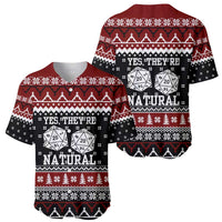 They Are Natural Christmas Baseball Jersey Xmas Holiday Patterns - Wonder Print Shop