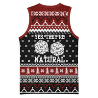They Are Natural Christmas Basketball Jersey Xmas Holiday Patterns - Wonder Print Shop