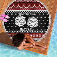 They Are Natural Christmas Beach Blanket Xmas Holiday Patterns - Wonder Print Shop