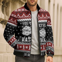 They Are Natural Christmas Bomber Puffer Jacket Xmas Holiday Patterns - Wonder Print Shop