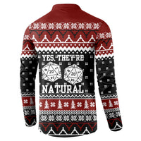 They Are Natural Christmas Button Sweatshirt Xmas Holiday Patterns - Wonder Print Shop