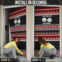 They Are Natural Christmas Door Cover Xmas Holiday Patterns - Wonder Print Shop