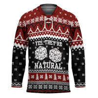 They Are Natural Christmas Hockey Jersey Xmas Holiday Patterns - Wonder Print Shop