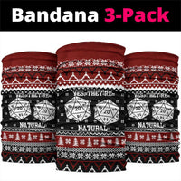 They Are Natural Christmas Neck Gaiter Xmas Holiday Patterns - Wonder Print Shop