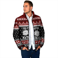 They Are Natural Christmas Padded Jacket Xmas Holiday Patterns - Wonder Print Shop