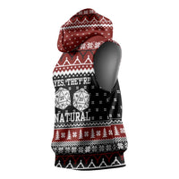They Are Natural Christmas Sleeveless Hoodie Xmas Holiday Patterns - Wonder Print Shop