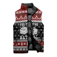 They Are Natural Christmas Sleeveless Puffer Jacket Xmas Holiday Patterns - Wonder Print Shop