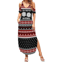 They Are Natural Christmas Summer Maxi Dress Xmas Holiday Patterns - Wonder Print Shop
