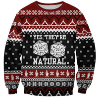 They Are Natural Christmas Sweatshirt Xmas Holiday Patterns - Wonder Print Shop