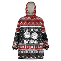 They Are Natural Christmas Wearable Blanket Hoodie Xmas Holiday Patterns - Wonder Print Shop