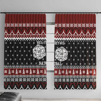 They Are Natural Christmas Window Curtain Xmas Holiday Patterns - Wonder Print Shop