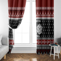 They Are Natural Christmas Window Curtain Xmas Holiday Patterns - Wonder Print Shop
