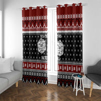 They Are Natural Christmas Window Curtain Xmas Holiday Patterns - Wonder Print Shop