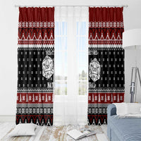 They Are Natural Christmas Window Curtain Xmas Holiday Patterns - Wonder Print Shop