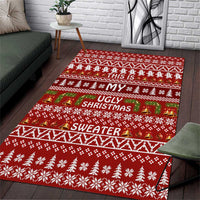 This Is My Christmas Area Rug Xmas Holiday Patterns - Wonder Print Shop