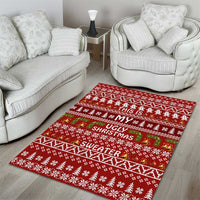 This Is My Christmas Area Rug Xmas Holiday Patterns - Wonder Print Shop
