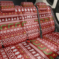 This Is My Christmas Back Car Seat Cover Xmas Holiday Patterns - Wonder Print Shop