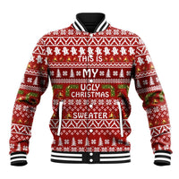 This Is My Christmas Baseball Jacket Xmas Holiday Patterns - Wonder Print Shop