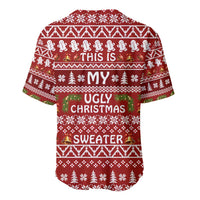 This Is My Christmas Baseball Jersey Xmas Holiday Patterns - Wonder Print Shop