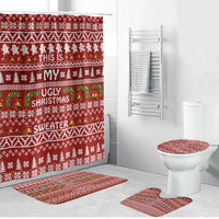 This Is My Christmas Bathroom Set Xmas Holiday Patterns - Wonder Print Shop