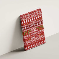 This Is My Christmas Canvas Wall Art Xmas Holiday Patterns - Wonder Print Shop