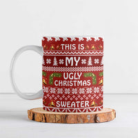 This Is My Christmas Ceramic Mug Xmas Holiday Patterns - Wonder Print Shop