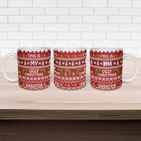 This Is My Christmas Ceramic Mug Xmas Holiday Patterns - Wonder Print Shop