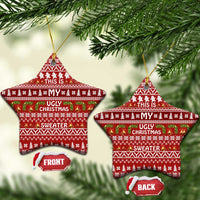 This Is My Christmas Ceramic Ornament Xmas Holiday Patterns - Wonder Print Shop