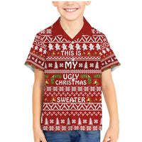 This Is My Christmas Family Matching Mermaid Dress and Hawaiian Shirt Xmas Holiday Patterns - Wonder Print Shop