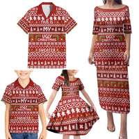 This Is My Christmas Family Matching Puletasi and Hawaiian Shirt Xmas Holiday Patterns - Wonder Print Shop