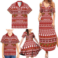 This Is My Christmas Family Matching Summer Maxi Dress and Hawaiian Shirt Xmas Holiday Patterns - Wonder Print Shop