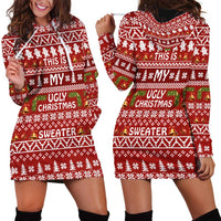 This Is My Christmas Hoodie Dress Xmas Holiday Patterns - Wonder Print Shop