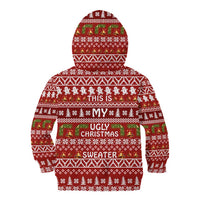 This Is My Christmas Kid Hoodie Xmas Holiday Patterns - Wonder Print Shop
