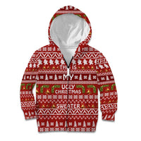 This Is My Christmas Kid Hoodie Xmas Holiday Patterns - Wonder Print Shop