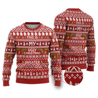 This Is My Christmas Ugly Christmas Sweater Xmas Holiday Patterns - Wonder Print Shop