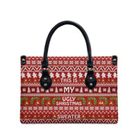 This Is My Christmas Leather Bag Xmas Holiday Patterns - Wonder Print Shop