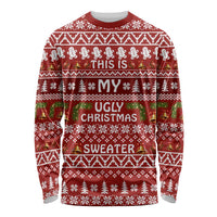 This Is My Christmas Long Sleeve Shirt Xmas Holiday Patterns - Wonder Print Shop