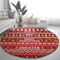 This Is My Christmas Round Carpet Xmas Holiday Patterns - Wonder Print Shop