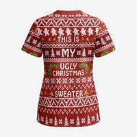 This Is My Christmas Scrub Top Xmas Holiday Patterns - Wonder Print Shop
