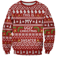 This Is My Christmas Sweatshirt Xmas Holiday Patterns - Wonder Print Shop
