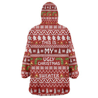 This Is My Christmas Wearable Blanket Hoodie Xmas Holiday Patterns - Wonder Print Shop