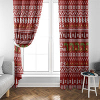 This Is My Christmas Window Curtain Xmas Holiday Patterns - Wonder Print Shop