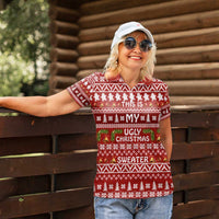This Is My Christmas Women Polo Shirt Xmas Holiday Patterns - Wonder Print Shop