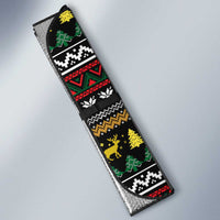 Time To Get Blitzened Christmas Auto Sun Shade Xmas Holiday Patterns - Wonder Print Shop
