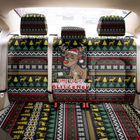 Time To Get Blitzened Christmas Back Car Seat Cover Xmas Holiday Patterns - Wonder Print Shop