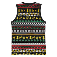 Time To Get Blitzened Christmas Basketball Jersey Xmas Holiday Patterns - Wonder Print Shop